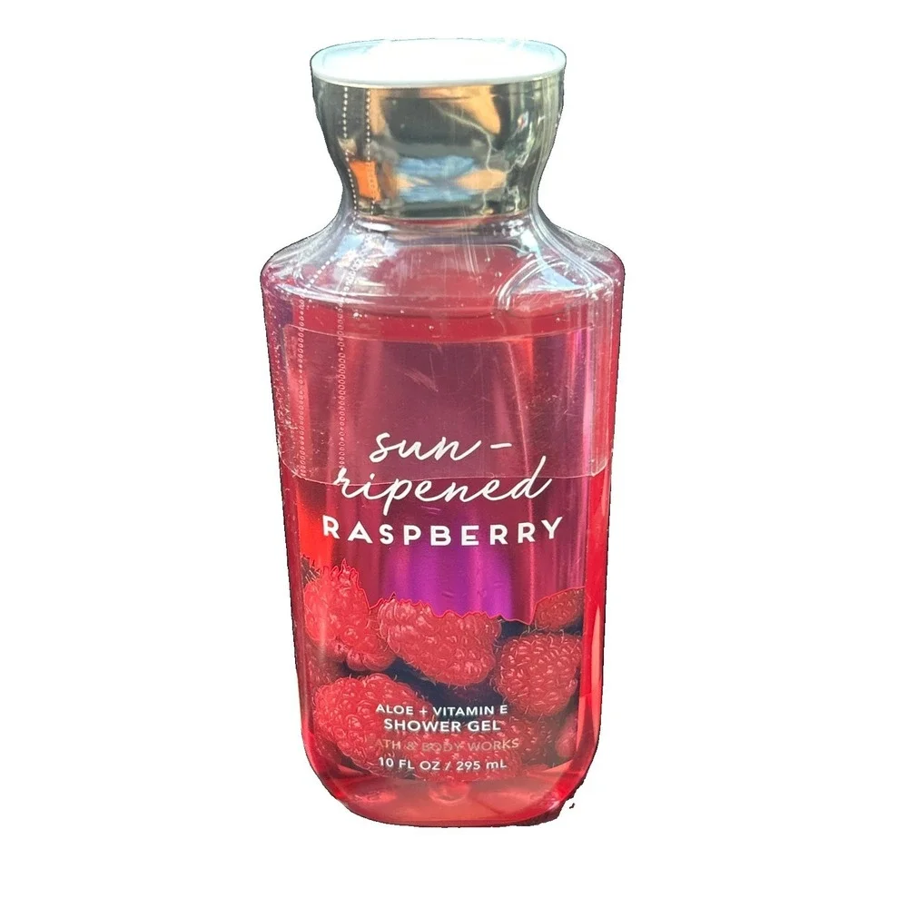 Bath & and Body Works Sun-Ripened Raspberry Shower Gel Body Wash 10oz Sealed New